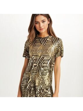 **Missguided** Sequin Formal Dress Size 2